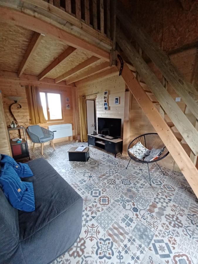 Chalet Chaleureux Avec Parking Garage Motos, Velos La Chapelle-aux-Chasses Exterior foto
